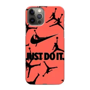 Силиконовый Чехол Nike Air Jordan на Айфон 11 Про (Just Do It)