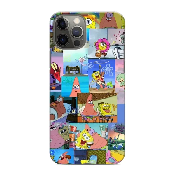 Чехол с рисунком «Комиксы Спанч Боб» для iPhone 11 Pro Чехол с рисунком «Комиксы Спанч Боб» для iPhone 11 Pro