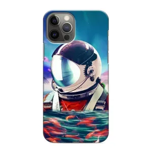 Силіконовый Чохол з принтом "Космонавти" на iPhone 11 Pro (Космонавт у воді)
