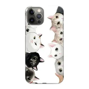 Силіконовий чохол з котиком для iPhone 11 Pro (Коти)