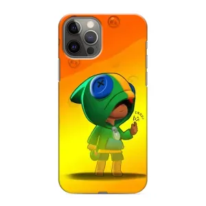 Чехол Бравл Старс для iPhone 11 Pro (LEON в кофте)