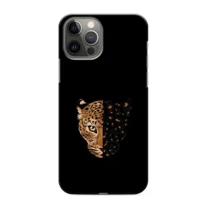 Чохол з леопардовим принтом на iPhone 11 Pro (Леопард на чорному)