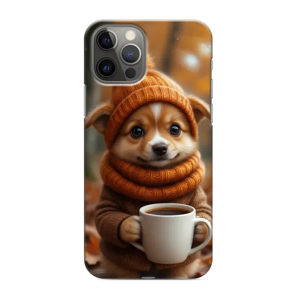 Чехол с рисунком «Собачка с кофе» для iPhone 11 Pro Чехол с рисунком «Собачка с кофе» для iPhone 11 Pro