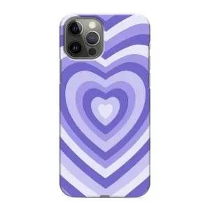 Чохли з тематикою "Маленькі Сердчеки" на iPhone 11 Pro (Серце фіолет)