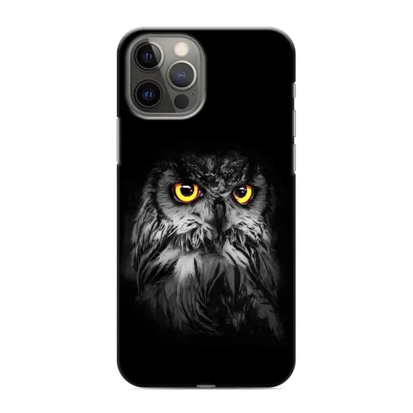 Чехол с рисунком «Сова на чёрном» для iPhone 11 Pro Чехол с рисунком «Сова на чёрном» для iPhone 11 Pro