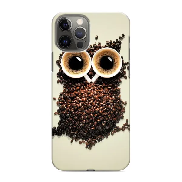 Чехол с рисунком «Сова с зерен кофе» для iPhone 11 Pro Чехол с рисунком «Сова с зерен кофе» для iPhone 11 Pro