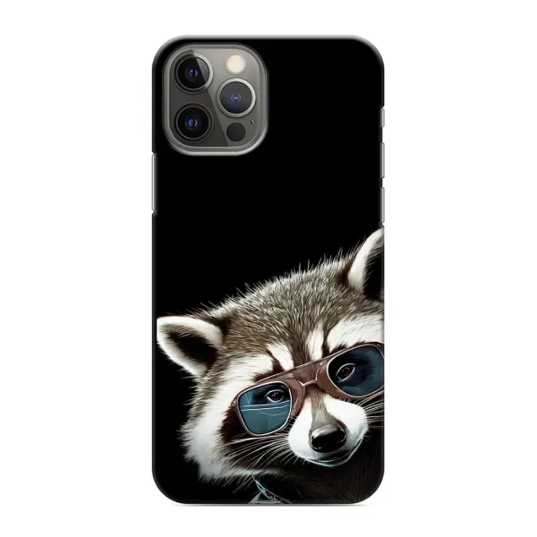 Чехол с рисунком «Стильный Енот» для iPhone 11 Pro Чехол с рисунком «Стильный Енот» для iPhone 11 Pro