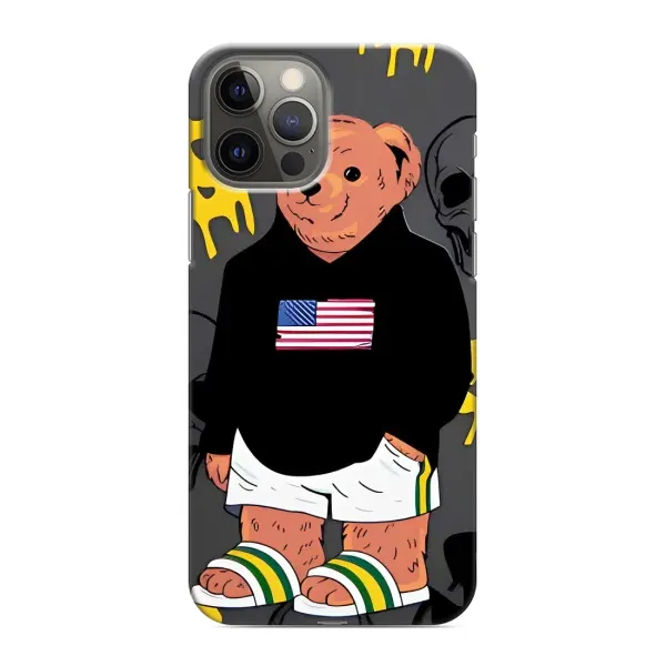 Чехол с рисунком «Teddy USA» для iPhone 11 Pro Чехол с рисунком «Teddy USA» для iPhone 11 Pro