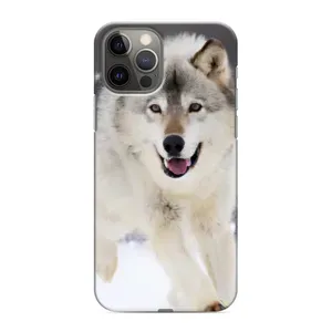 Чохол з Вовком на iPhone 11 Pro (Вовк біжить по снігу)