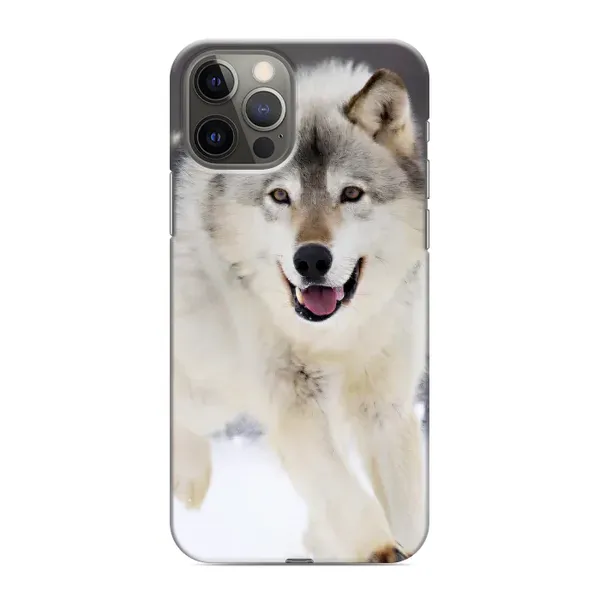 Чехол с рисунком «Волк на снегу» для iPhone 11 Pro