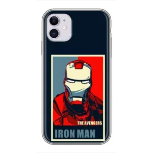 Чехол Супергерой Железный человек на iPhone 11 (Art Iron man)