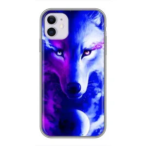 Чохол з Вовком на iPhone 11 (Арт-Вовк)