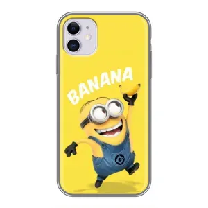 Мультяшный принт на Чехол для Айфон 11 (Banana)