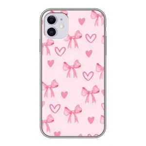 Чохол банти для iPhone 11 (Бантики і сердечки)