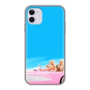 Силіконовый Чохол Барбі фільм на iPhone 11 (Барбі і Кен)