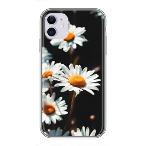 Чехол с ромашками на iPhone 11 (Белые ромашки)