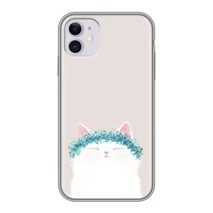 Чохол на тематику: Коти для iPhone 11 (Білий котик)