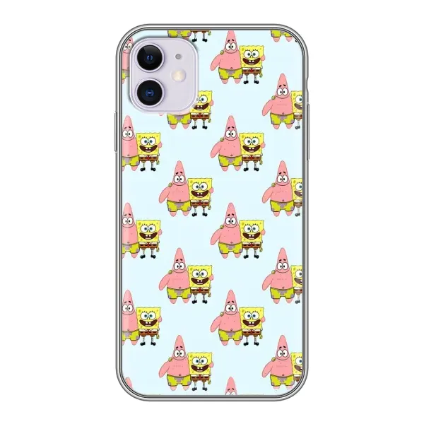 Чехол с рисунком «Боб и Патрик» для iPhone 11