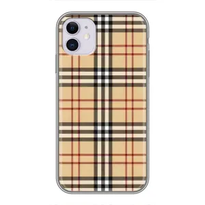 Чохол з Брендами одягу на Айфон 11 (Burberry стиль)