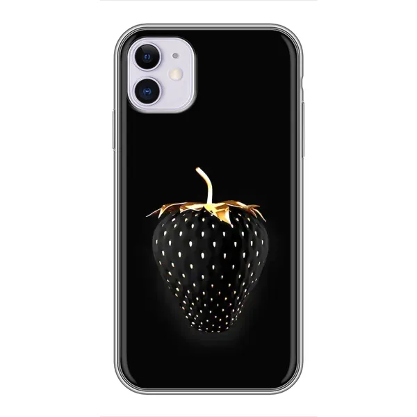 Чехол с рисунком «Чёрная клубника» для iPhone 11 Чехол с рисунком «Чёрная клубника» для iPhone 11