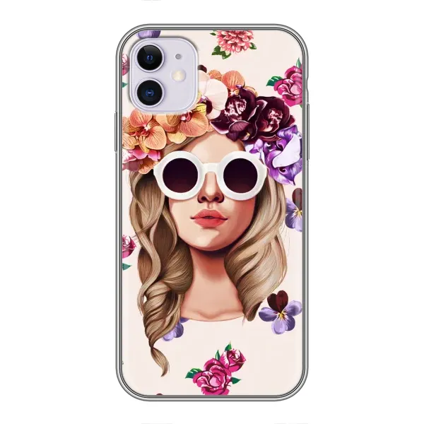 Чехол с рисунком «Девушка в очках» для iPhone 11 Чехол с рисунком «Девушка в очках» для iPhone 11