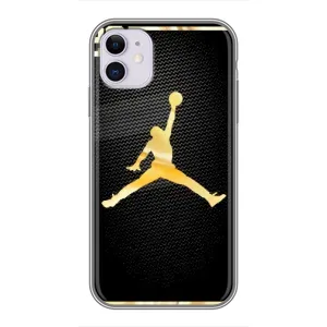 Силиконовый Чехол Nike Air Jordan на Айфон 11 (Джордан 23)