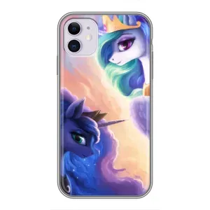 Чехол с рисунком «Единорожки на тучках» для iPhone 11