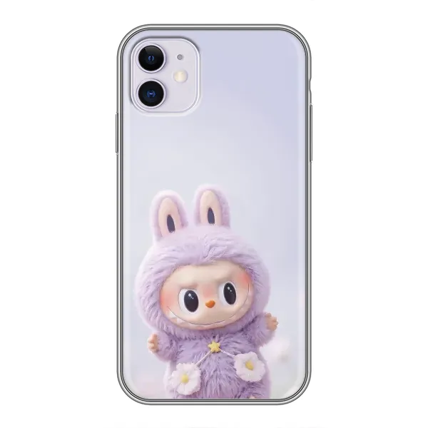 Чохол з малюнком «Фіолетовий Лабубу» для iPhone 11 Чохол з малюнком «Фіолетовий Лабубу» для iPhone 11