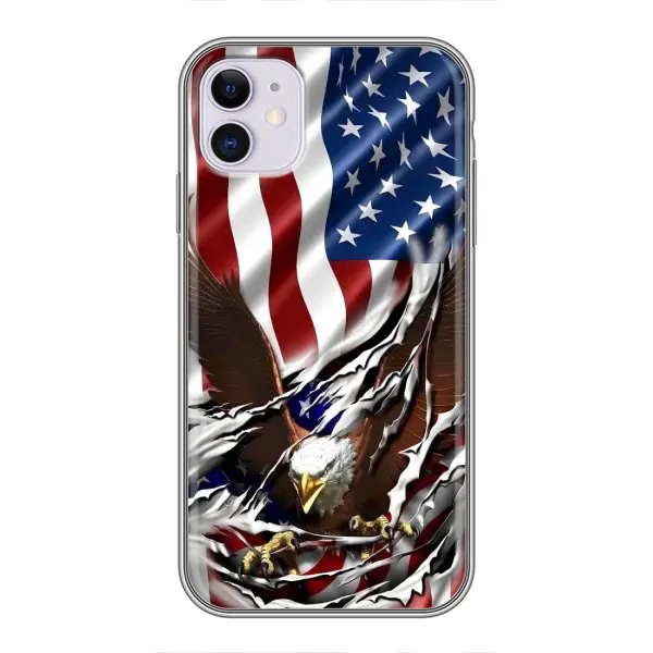 Чехол с рисунком «Флаг USA» для iPhone 11 Чехол с рисунком «Флаг USA» для iPhone 11