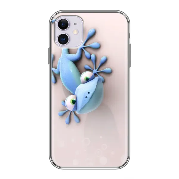Чехол с рисунком «Геккон» для iPhone 11