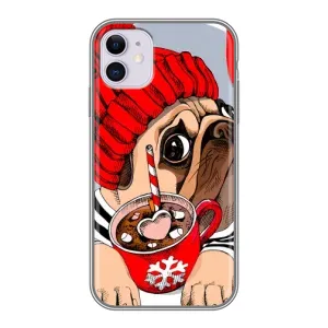 Бампер для iPhone 11 з картинкою "Песики" (Сумний собака)