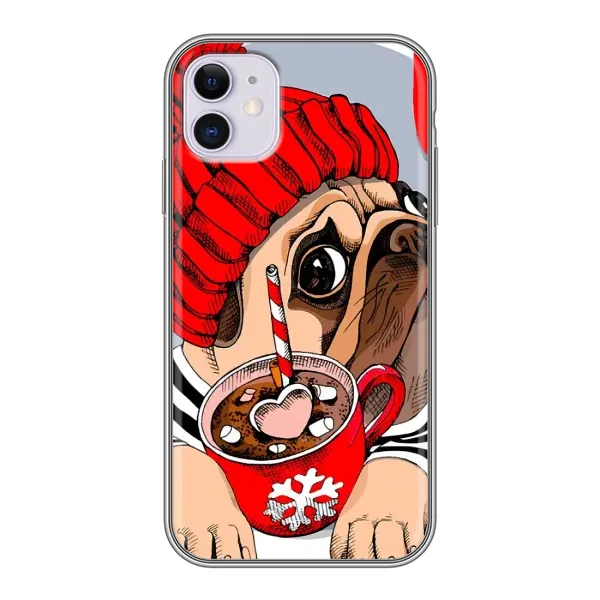 Чехол с рисунком «Грустная собака» для iPhone 11 Чехол с рисунком «Грустная собака» для iPhone 11