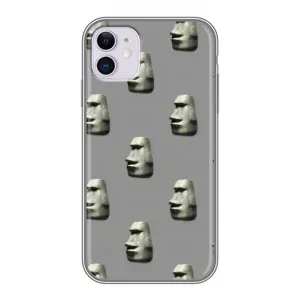Бампер з принтом Меми для iPhone 11 (Кам'яна особа)