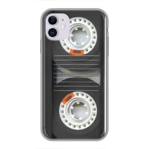 Чехол с Прикольным принтом на iPhone 11 (Кассета магнитофона)