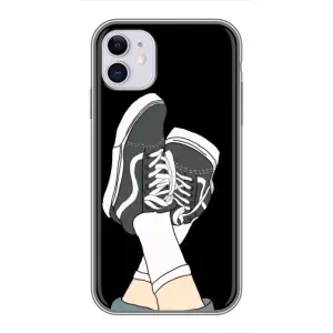 Чехол с Прикольным принтом на iPhone 11 (Кеды)