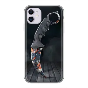 Чехол КИБЕРСПОРТ для iPhone 11 (Кинжал КС ГО)