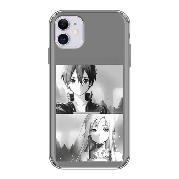 Чехол с рисунком «Кирито-Асуна» для iPhone 11 Чехол с рисунком «Кирито-Асуна» для iPhone 11