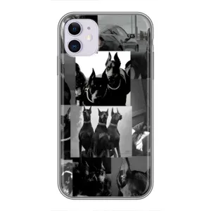 Чохол ДОБЕРМАН для iPhone 11 (Колаж Доберман)