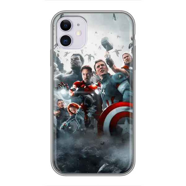 Чехол с рисунком «Команда марвел» для iPhone 11