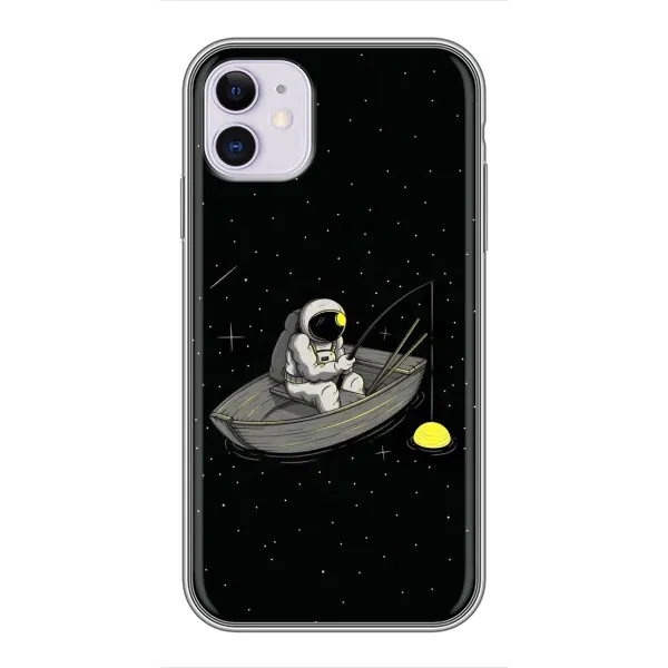Чохол з малюнком «Космонавт на рибалці» для iPhone 11 Чохол з малюнком «Космонавт на рибалці» для iPhone 11