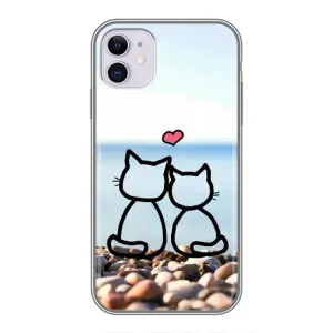 Силиконовые Чехлы Любимому человеку для iPhone 11 (Котейки)