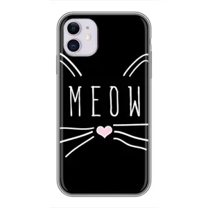 Бампер з зображенням Котиків для Айфон 11 (КОТИК MEOW)