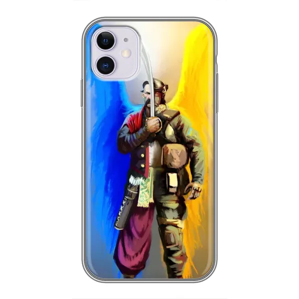 Чехол с рисунком «Козак с крыльями» для iPhone 11 Чехол с рисунком «Козак с крыльями» для iPhone 11