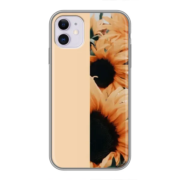 Чехол с рисунком «Красивые подсолнухи» для iPhone 11 Чехол с рисунком «Красивые подсолнухи» для iPhone 11