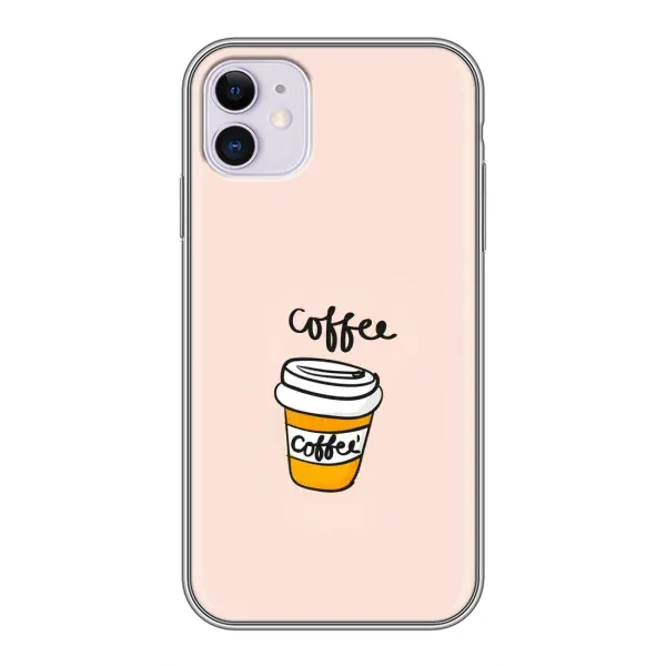 Чехол с рисунком «Кружка кофе» для iPhone 11 Чехол с рисунком «Кружка кофе» для iPhone 11