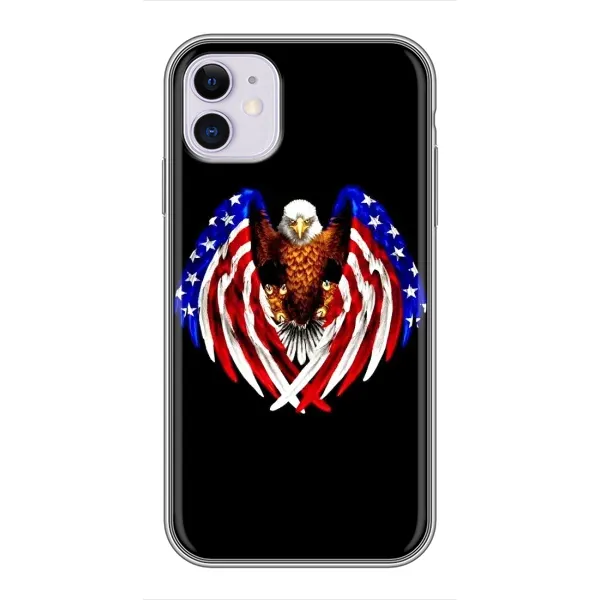 Чехол с рисунком «Крылья США» для iPhone 11 Чехол с рисунком «Крылья США» для iPhone 11