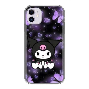 Чехол с персонажем Куроми на iPhone 11 (Куроми на черном)