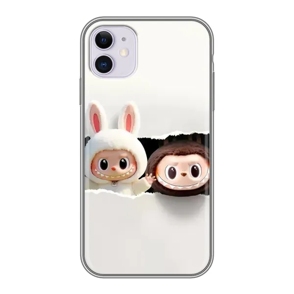 Чохол з малюнком «Фігурки Labubu» для iPhone 11 Чохол з малюнком «Фігурки Labubu» для iPhone 11