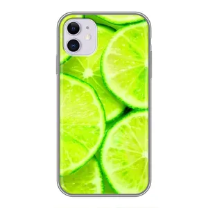 Чохол з зображенням смачної їжі для iPhone 11 (Лайм)