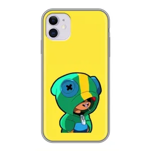 Чехол Бравл Старс для iPhone 11 (Леон (LEON))
